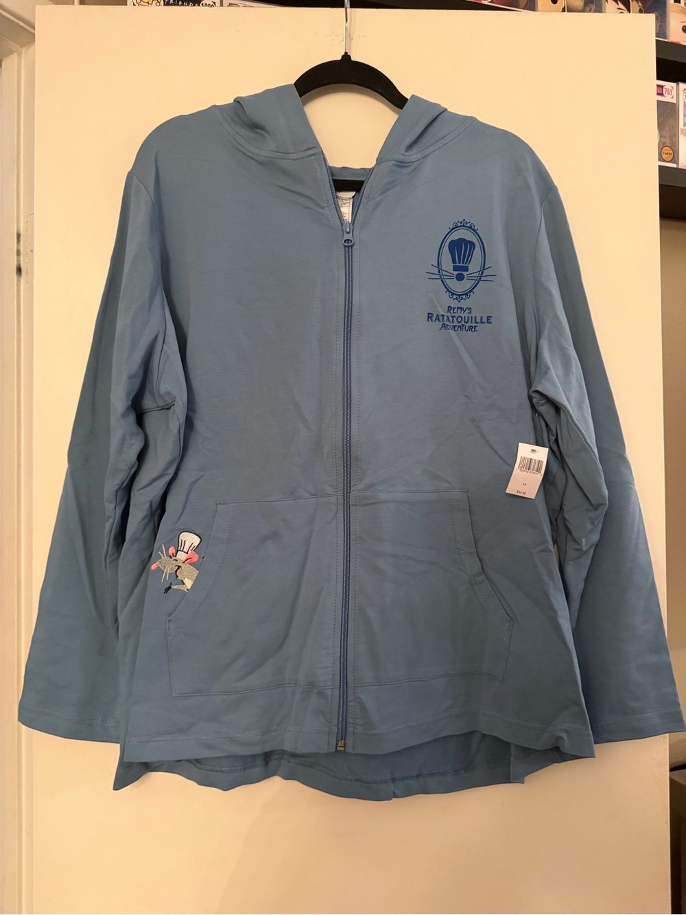 Disney Pixar Ratatouille Remy woman plus size zip up size 1x